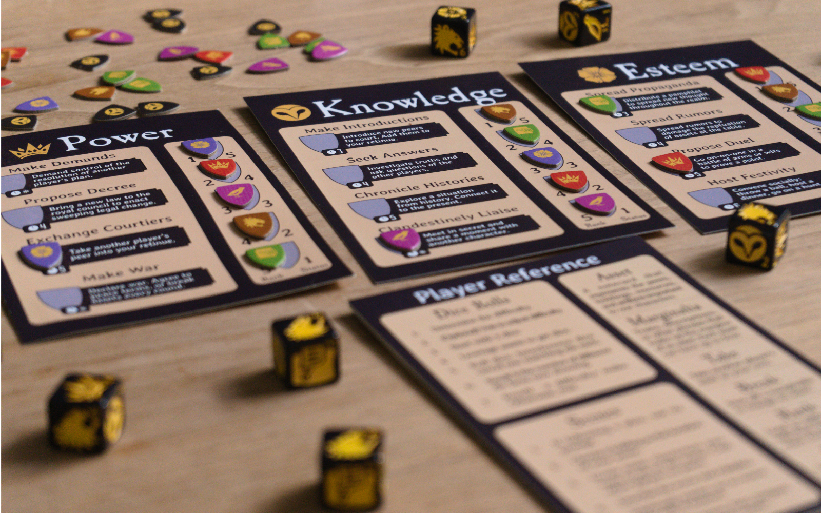 Plans - 12 plans included like Duel, Seek Answers, Spread Rumors